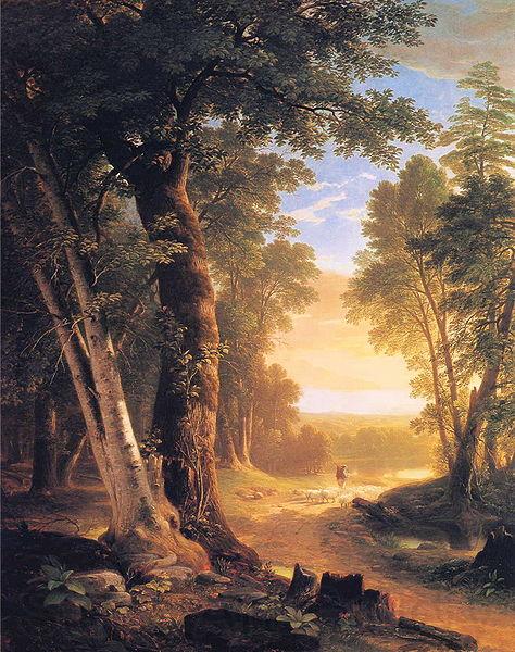 Asher Brown Durand The Beeches Norge oil painting art